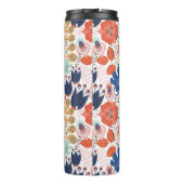 Bouteilles Isothermes Motif floral transparent sur blanc. backgro Abstra (Dos)