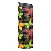 Bouteilles Isothermes Motif foncé d'automne (Tourné sur la droite)