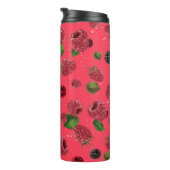 Bouteilles Isothermes Motif framboise (Tourné sur la droite)