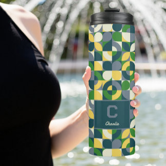 Bouteilles Isothermes Motif géométrique Abstrait Bauhaus moderne