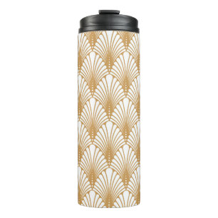 Bouteilles Isothermes Motif géométrique arabesque vintage sans couture