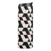 Bouteilles Isothermes Motif géométrique de triangle tirée par la main (Tourné sur la gauche)