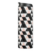 Bouteilles Isothermes Motif géométrique de triangle tirée par la main (Tourné sur la droite)