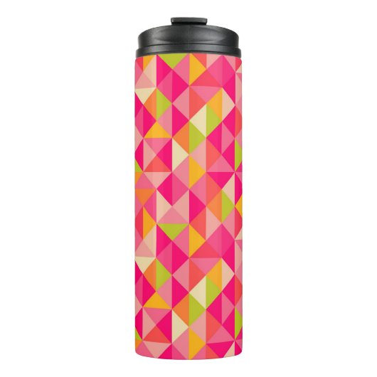 Bouteilles Isothermes Motif géométrique de triangles (Devant)