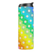 Bouteilles Isothermes Motif géométrique Hexagon arc-en-ciel lumineux (Tourné sur la gauche)