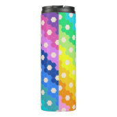 Bouteilles Isothermes Motif géométrique Hexagon arc-en-ciel lumineux (Dos)