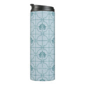 Bouteilles Isothermes Motif géométrique Lotus Grid - Le Lotus Blanc (Tourné sur la droite)