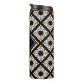 Bouteilles Isothermes Motif géométrique noir blanc (Tourné sur la droite)