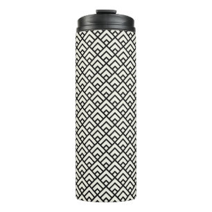 Bouteilles Isothermes Motif géométrique noir et blanc
