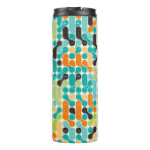 Bouteilles Isothermes Motif géométrique rétro abstrait (Dos)