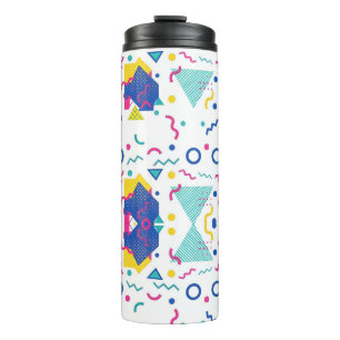 Bouteilles Isothermes Motif géométrique Retro Memphis