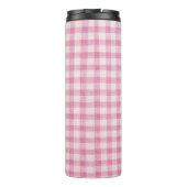 Bouteilles Isothermes Motif Gingham Rose Bébé (Dos)