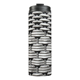 Bouteilles Isothermes Motif gris Abstrait et élégant