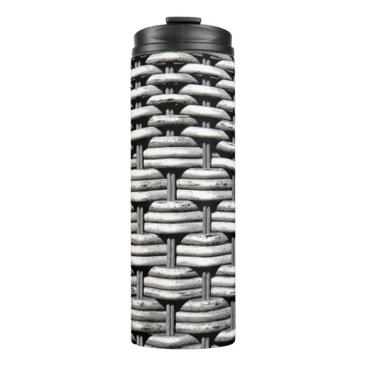 Bouteilles Isothermes Motif gris Abstrait et élégant (Devant)