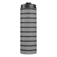Motif gris clair et charbon cinq bandes