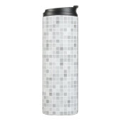 Bouteilles Isothermes Motif gris de tuiles (Tourné sur la gauche)