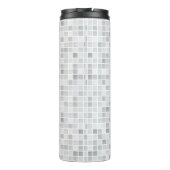 Bouteilles Isothermes Motif gris de tuiles (Dos)
