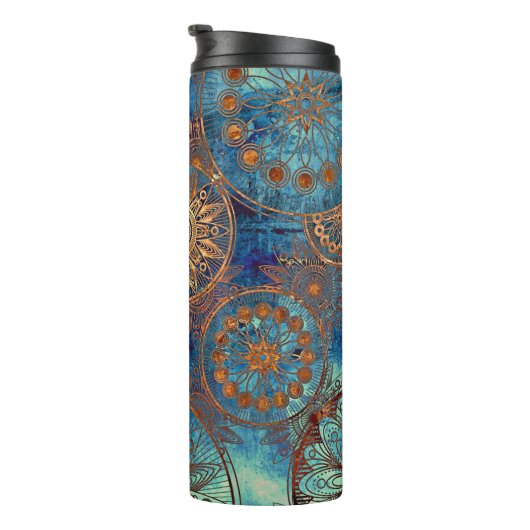 Bouteilles Isothermes Motif grunge d'art (Tourné sur la droite)