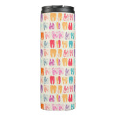 Bouteilles Isothermes Motif grunge de dent (Dos)