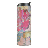 Bouteilles Isothermes Motif grunge floral d'art (Tourné sur la gauche)