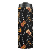 Bouteilles Isothermes Motif Guitare Music Notes (Devant)