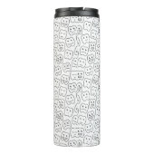 Bouteilles Isothermes Motif heureux de dents (Dos)