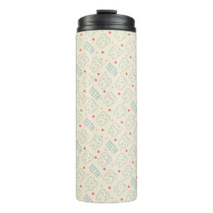 Bouteilles Isothermes Motif heureux en pastel de dents