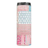 Bouteilles Isothermes Motif impeccable en style patchwork. D simple (Dos)