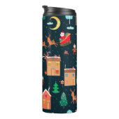 Bouteilles Isothermes Motif incomparable de Noël heureux dans une villa (Tourné sur la droite)