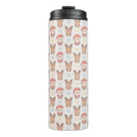 Motif joli Santa et renne
