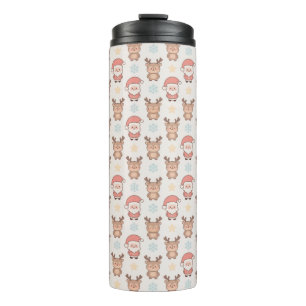Bouteilles Isothermes Motif joli Santa et renne
