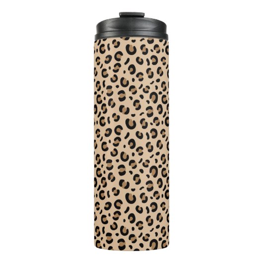Bouteilles Isothermes motif léopard guépard funky (Devant)
