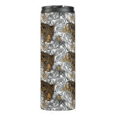 Bouteilles Isothermes Motif Leopard & Peonies (Dos)