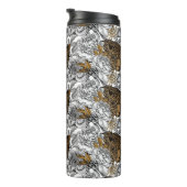 Bouteilles Isothermes Motif Leopard & Peonies (Tourné sur la droite)