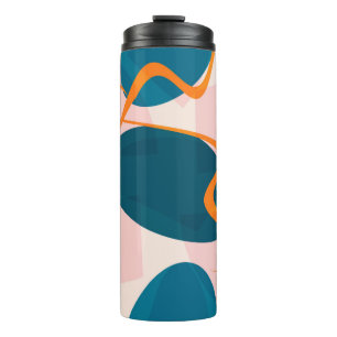 Bouteilles Isothermes Motif lumineux sans couture de formes abstraites e