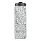 Bouteilles Isothermes Motif Médicale de B&W (Devant)