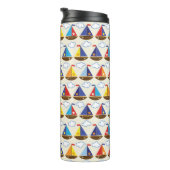 Bouteilles Isothermes Motif mignon 2 de voilier (Tourné sur la droite)