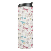 Bouteilles Isothermes Motif mignon d'abrégé sur été (Tourné sur la gauche)