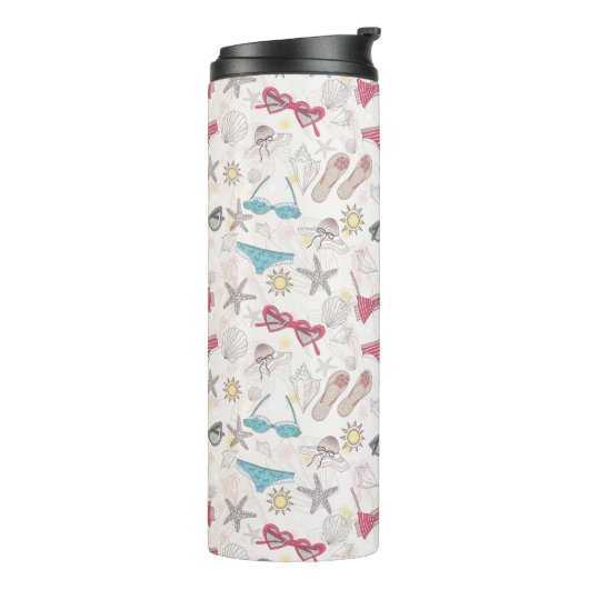 Bouteilles Isothermes Motif mignon d'abrégé sur été (Tourné sur la gauche)