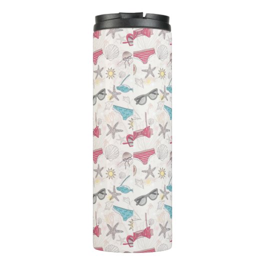 Bouteilles Isothermes Motif mignon d'abrégé sur été (Dos)