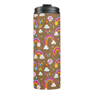 Bouteilles Isothermes motif mignon d'arcs-en-ciel