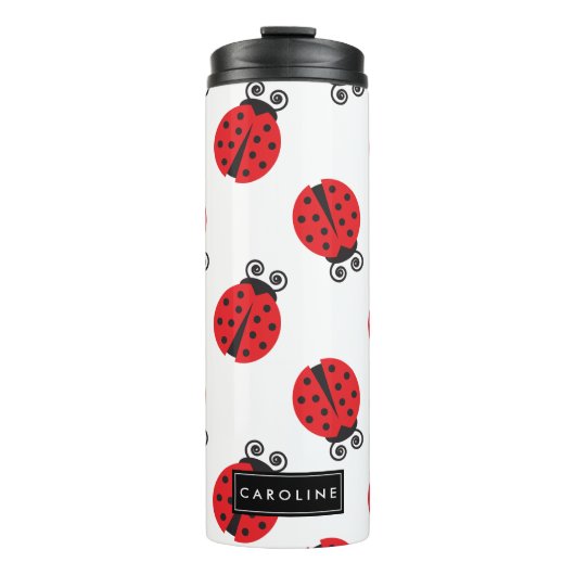 Bouteilles Isothermes Motif mignon de coccinelle (Devant)