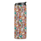 Bouteilles Isothermes Motif mignon de mode de chiot (Tourné sur la gauche)