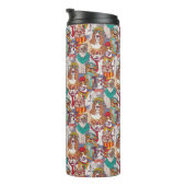 Bouteilles Isothermes Motif mignon de mode de chiot (Tourné sur la droite)