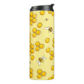 Bouteilles Isothermes Motif mignon et transparent avec abeilles volantes (Tourné sur la gauche)
