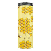 Bouteilles Isothermes Motif mignon et transparent avec abeilles volantes (Dos)