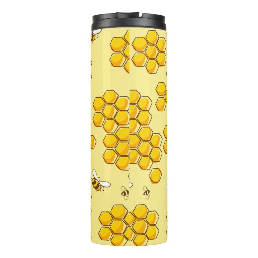 Bouteilles Isothermes Motif mignon et transparent avec abeilles volantes (Dos)