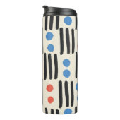 Bouteilles Isothermes Motif moderne sans couture avec rayures et points (Tourné sur la droite)