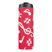 Bouteilles Isothermes Motif musical (Devant)