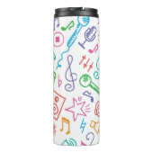 Bouteilles Isothermes Motif musical (Dos)